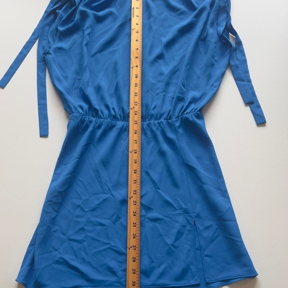 NWT Amanda Uprichard Blue Olympus Dress Size Medium MSRP $185 (E2) - Picture 2 of 7